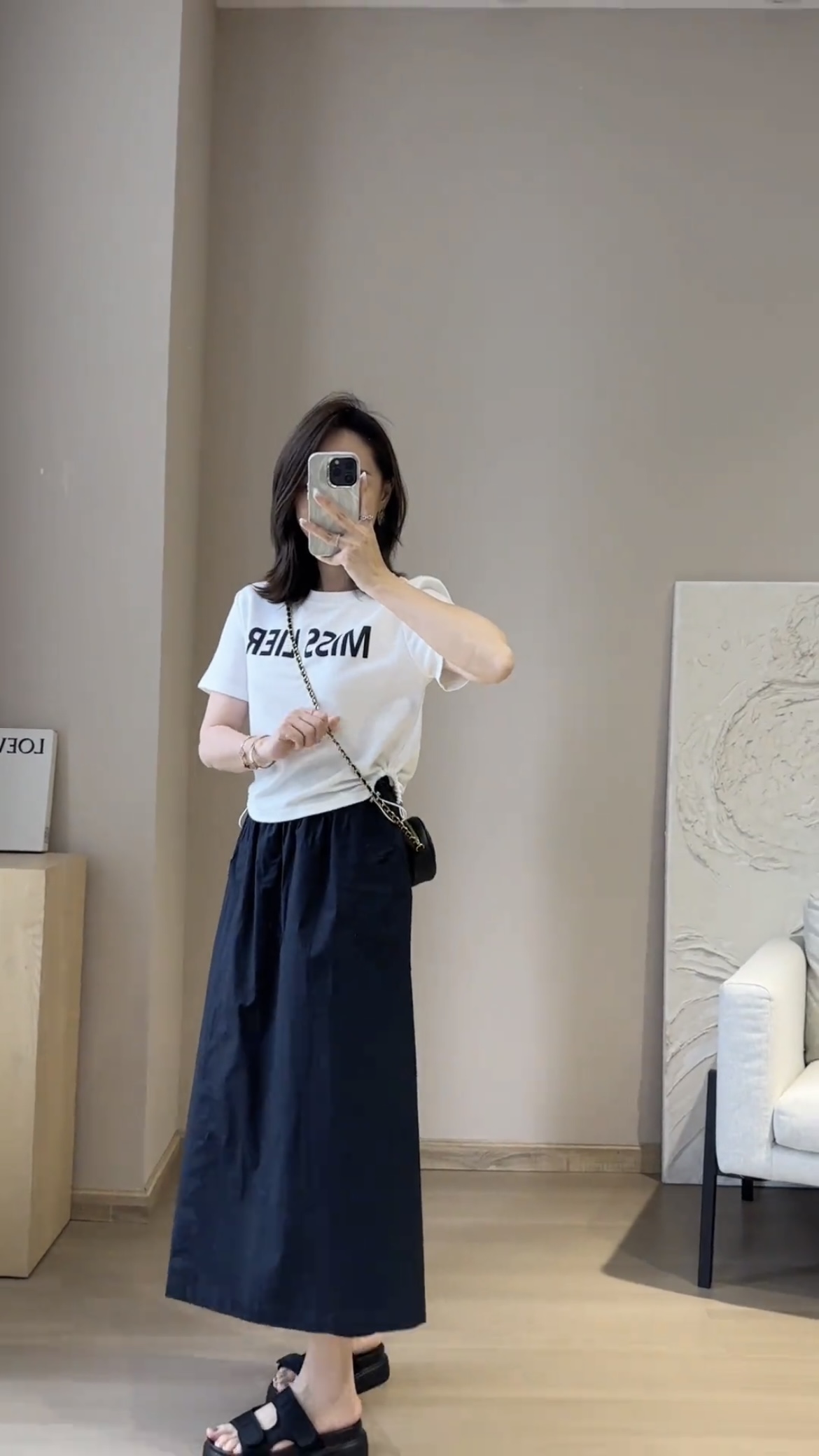 Summer Casual Letter Print T-Shirt and Skirt Shorts Set - Image 4